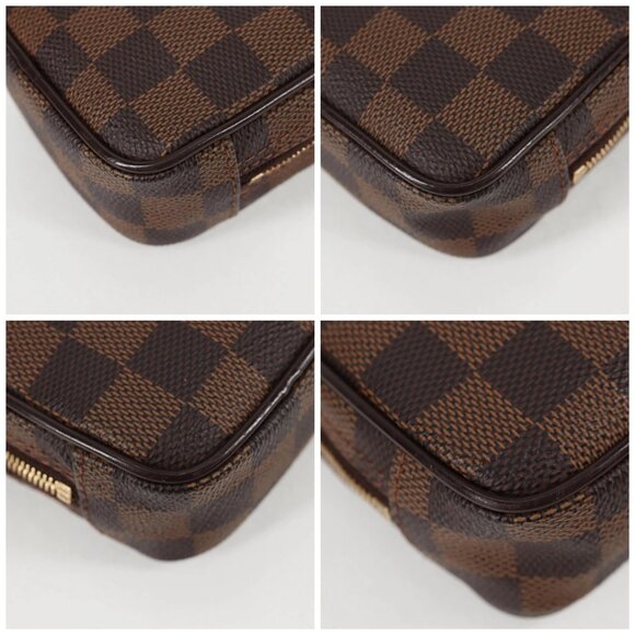 LOUIS VUITTON Damier Ebene Etui Okapi GM Pouch N61737 LV Auth 129998V - Picture 16 of 16